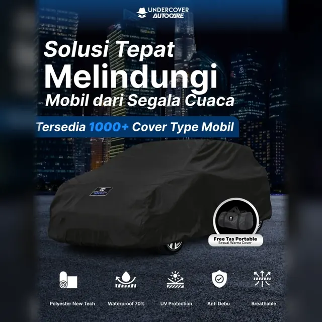Cover mobil Reguler, solusi tepat melindungi mobil dari segala cuaca