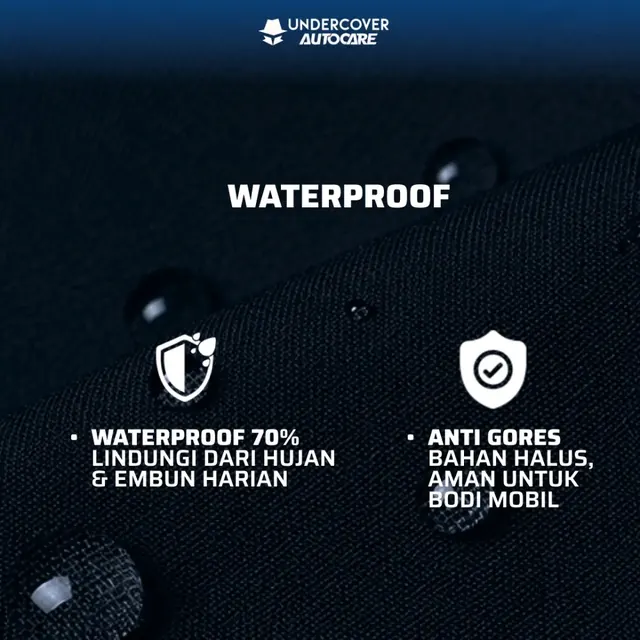 Cover Reguler waterproof 70% dan anti gores